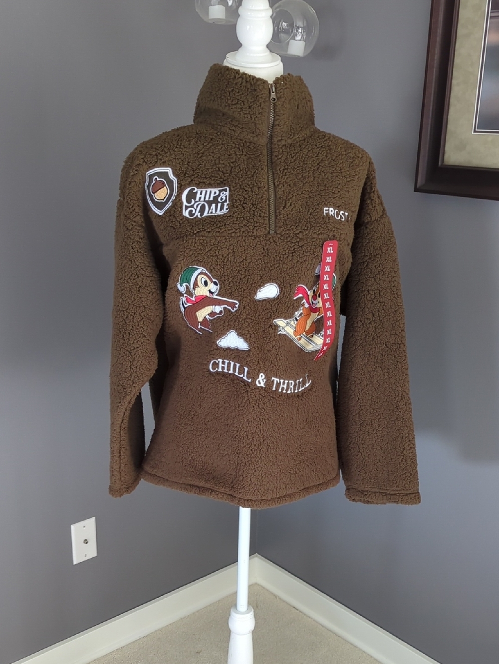 Chip & Dale Sherpa Pullover - Chill & Thrill